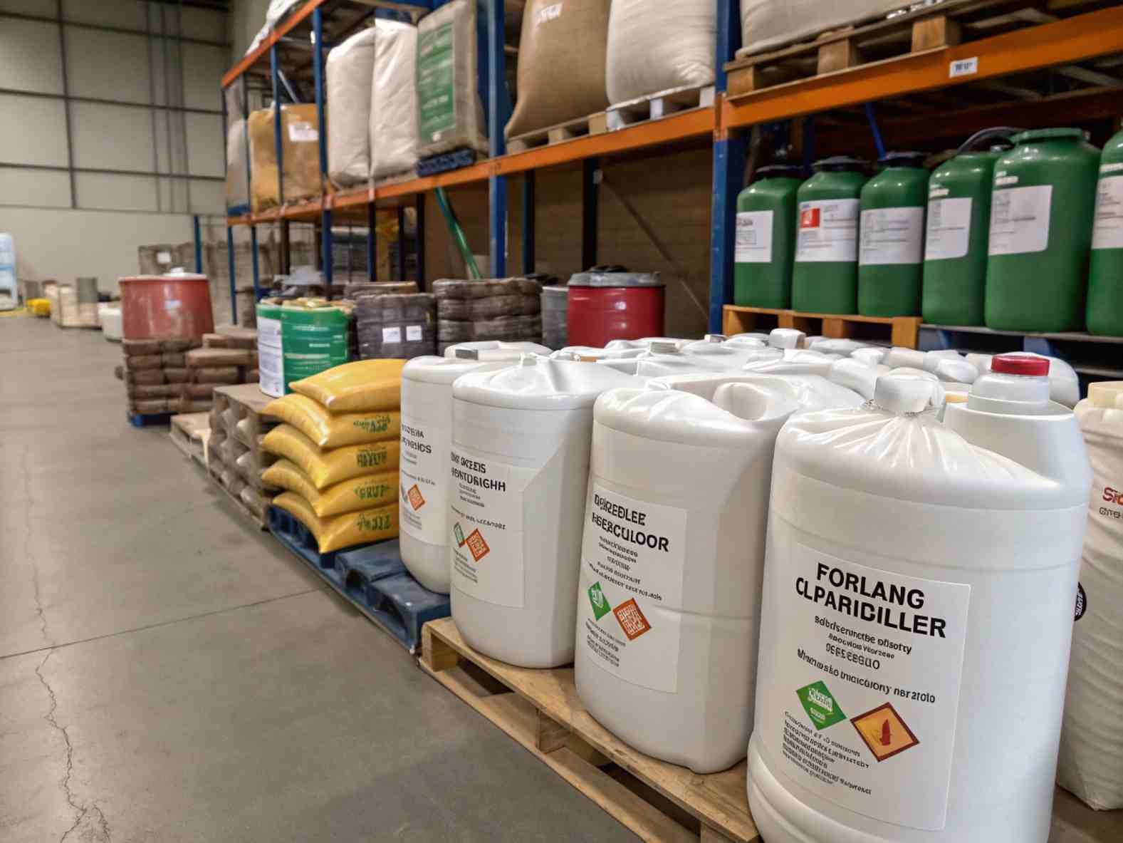 fertilizers, non-flammable powders